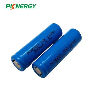 PKNERGY testreszabott 18500 3,7 V 1200 mAh-1400 mAh lítium-ion akkumulátor