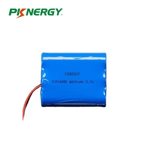 PKNERGY 18650 lítium-ion akkumulátor – 3,7 V 6600 mAh testreszabott