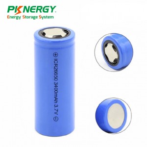 Li ion ICR26650 Battery 3400mAh