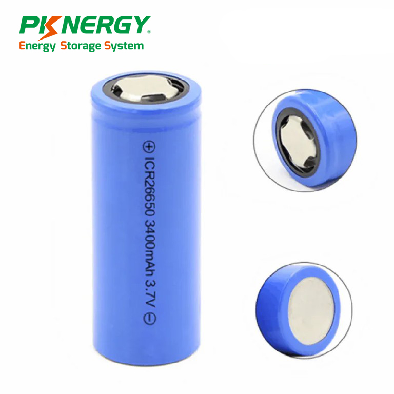 Li ion ICR26650 Battery 3400mAh