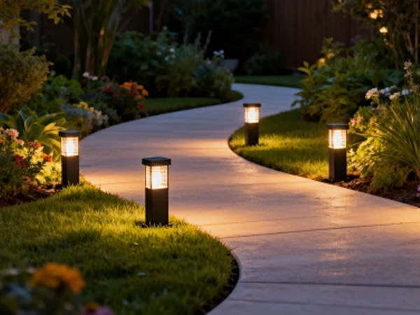 Landscape light battery solutions