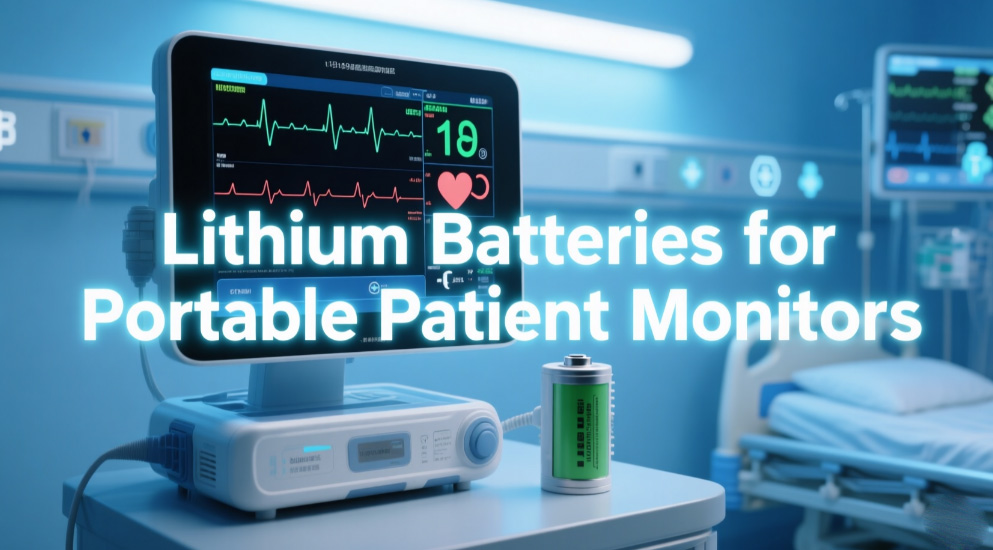 Lithium Batteries Powering Portable Multi-Parameter Patient Monitors