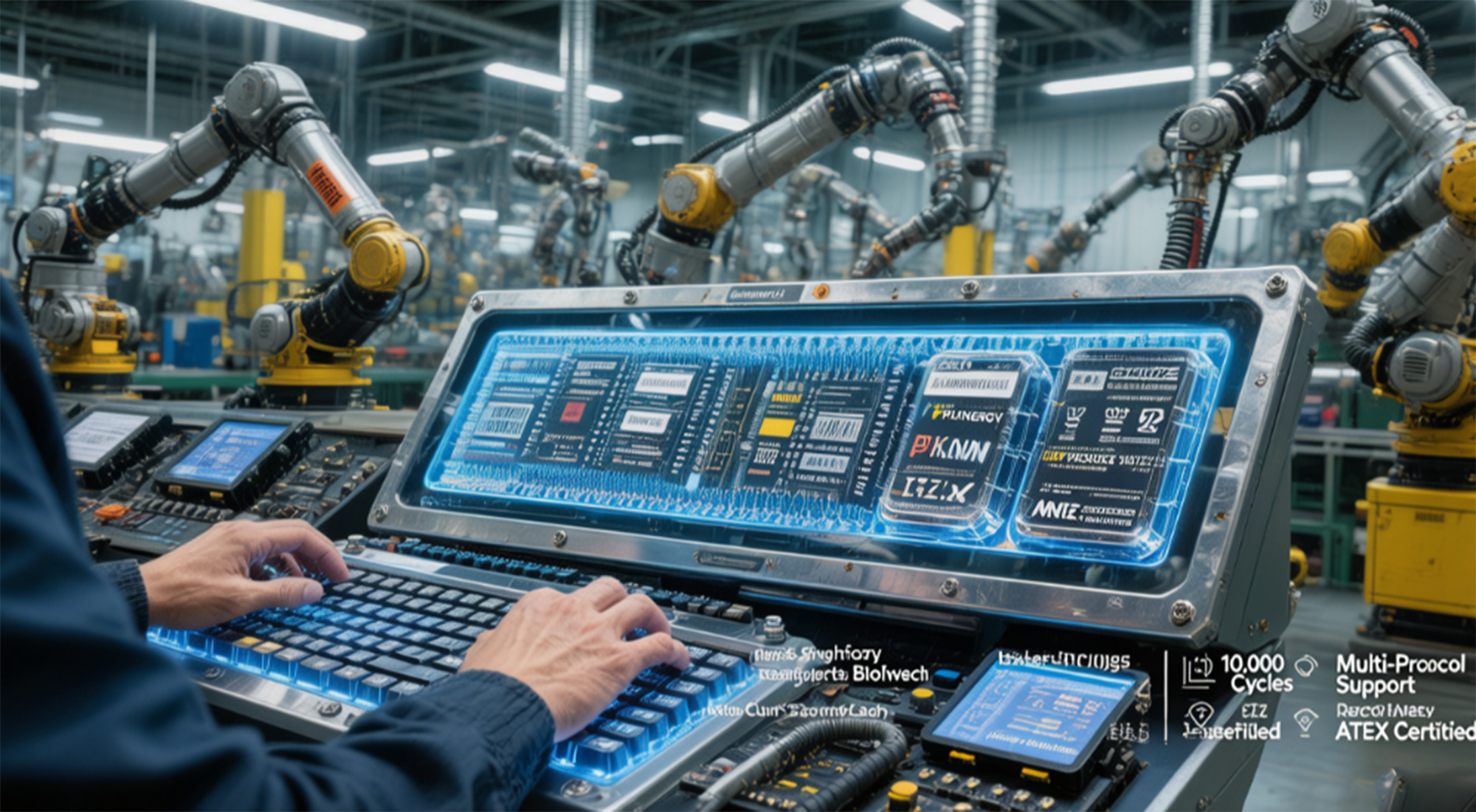 Lithium Battery Systems for Industrial IoT Keyboards