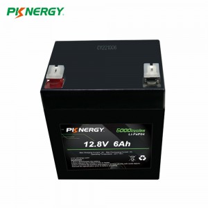 PKNERGY 12.8V 6Ah-Grade A LiFePo4 Battery Pack