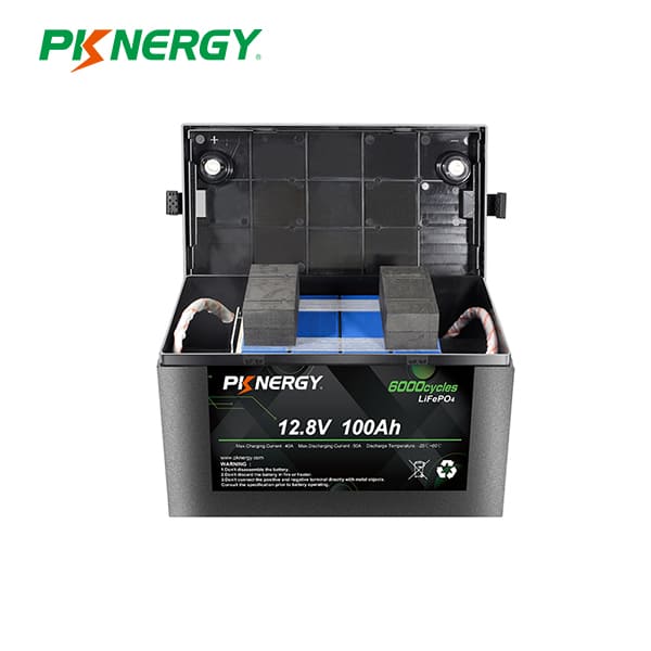 PKNERGY 12.8V 100Ah LiFePo4 Replacing Lead Acid Battery