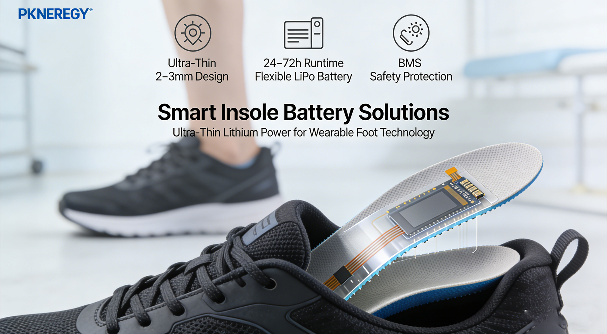 Smart Insole Battery Solutions — Powering Next-Generation Wearable Foot Technology