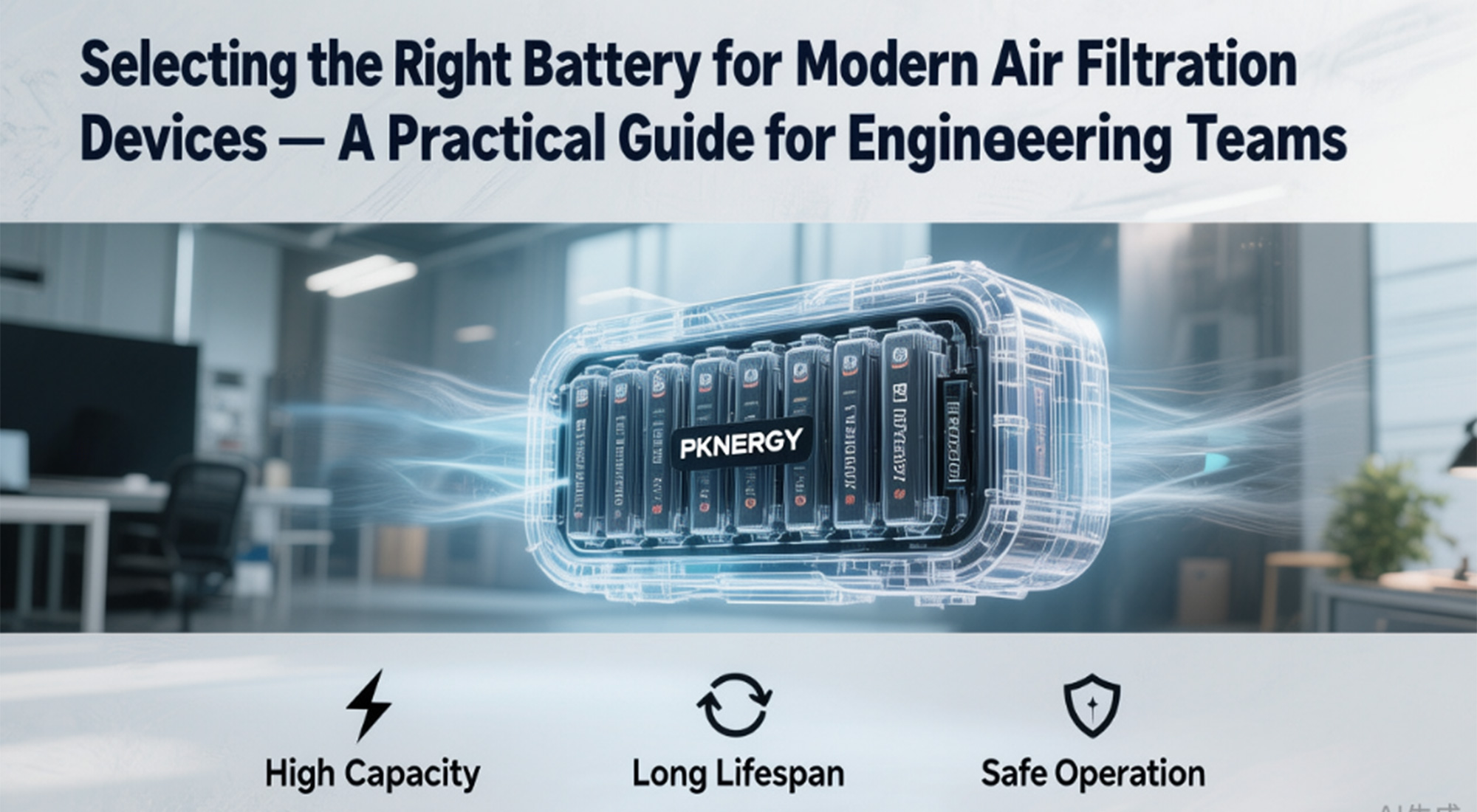 Selecting the Right Battery for Modern Air Filtration Devices — A Practical Guide for Engineering Teams