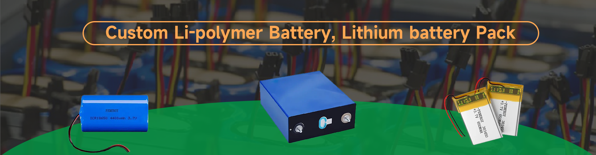 Custom Li-Polymer Battery & Lithium ion Battery